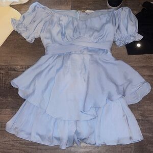 Blue dress